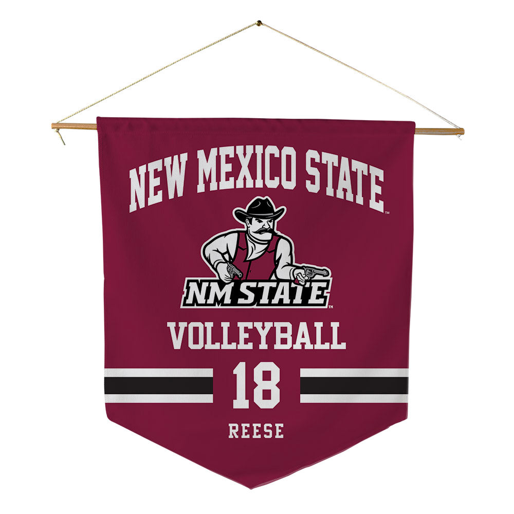 NMSU - NCAA Women's Volleyball : Nellie Reese - Pennant - 18" x 21"-0