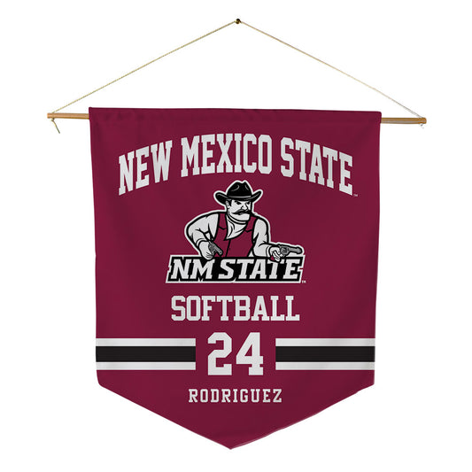 NMSU - NCAA Softball : Zantelle Rodriguez - Pennant - 18" x 21"-0