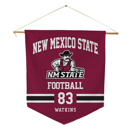 NMSU - NCAA Football : Jaylen Watkins - Pennant - 18" x 21"-0