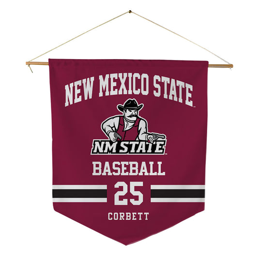 NMSU - NCAA Baseball : Austin Corbett - Pennant - 18" x 21"-0
