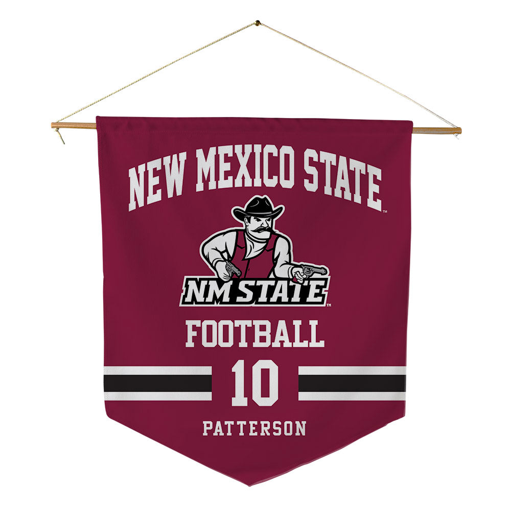 NMSU - NCAA Football : Jaylen Patterson - Pennant - 18" x 21"-0