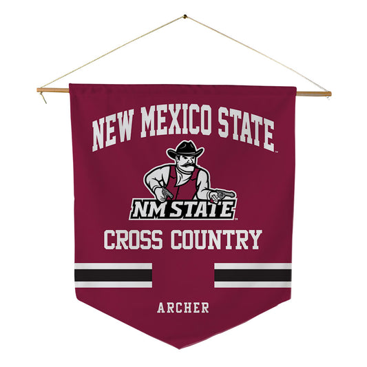 NMSU - NCAA Men's Cross Country : Jonah Archer - Pennant - 18" x 21"-0