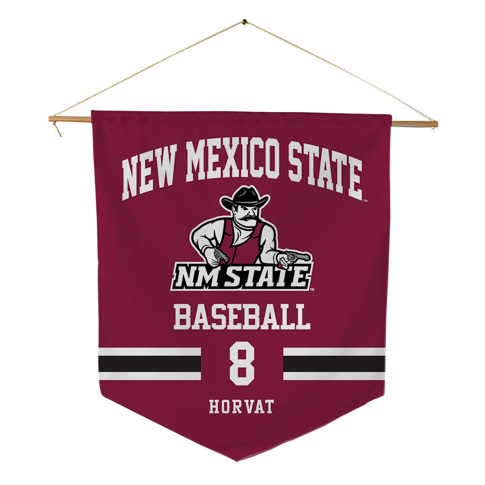 NMSU - NCAA Baseball : Gianni Horvat - Pennant - 18" x 21"-0