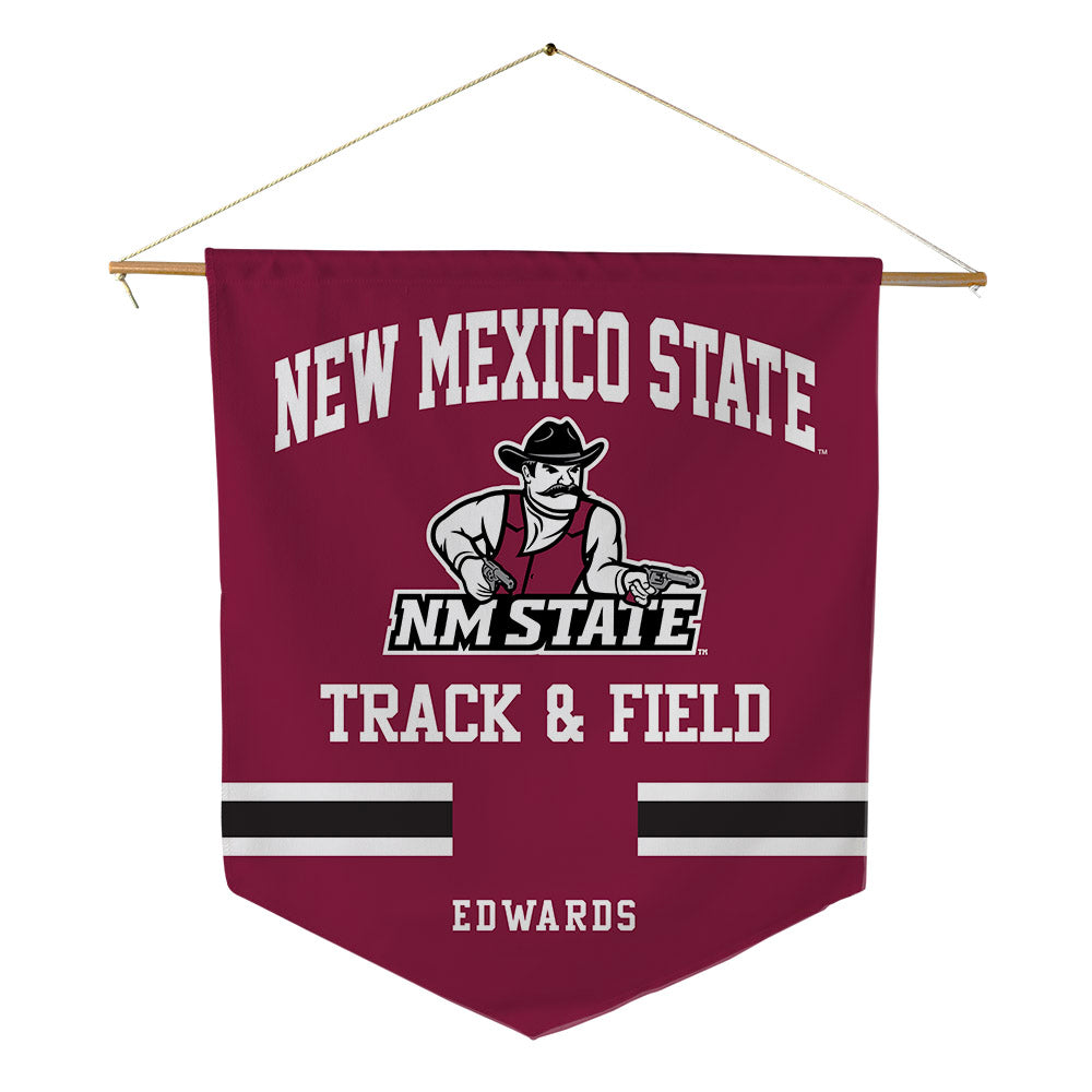 NMSU - NCAA Women's Track & Field : Presley Edwards - Pennant - 18" x 21"-0