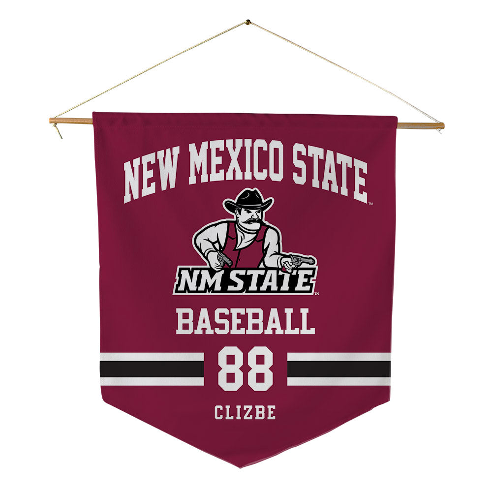NMSU - NCAA Baseball : Brandon Clizbe - Pennant - 18" x 21"-0