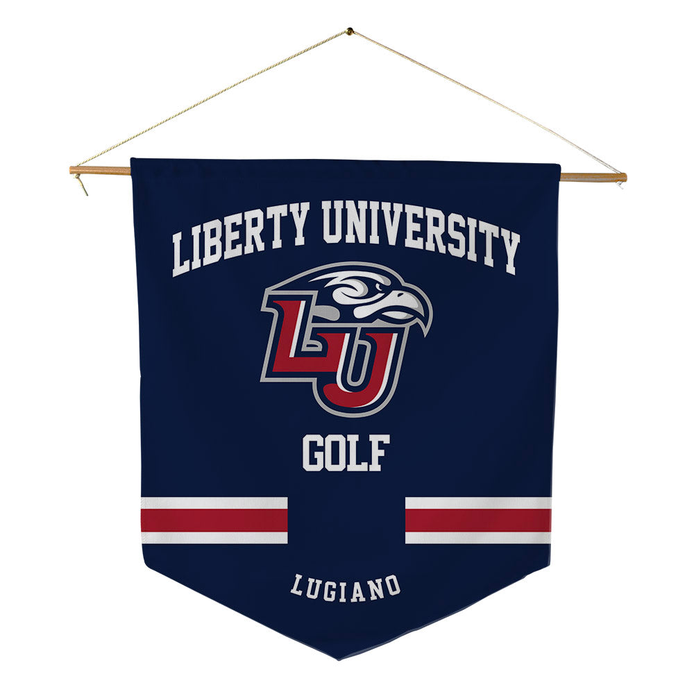 Liberty - NCAA Men's Golf : Michael Lugiano - Pennant - 18" x 21"-0