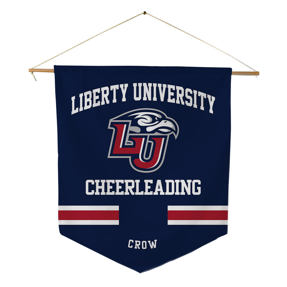 Liberty - NCAA Cheerleading : Ryan Crow - Pennant - 18" x 21"-0