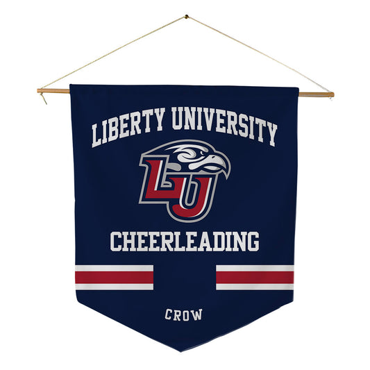 Liberty - NCAA Cheerleading : Ryan Crow - Pennant - 18" x 21"-0