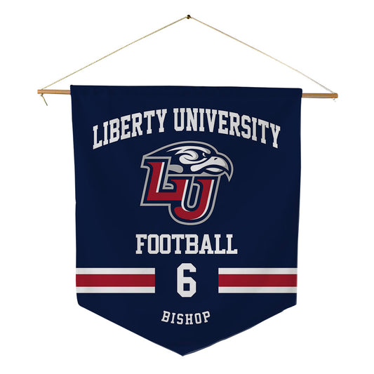 Liberty - NCAA Football : Brandon Bishop - Pennant - 18" x 21"-0