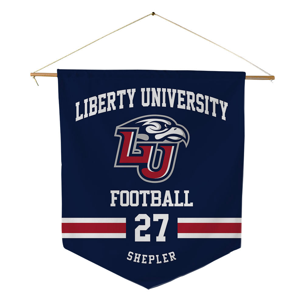 Liberty - NCAA Football : Clay Shepler - Pennant - 18" x 21"-0