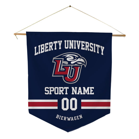 Liberty - NCAA Women's Volleyball : Alison Bierwagen - Pennant - 18" x 21"-0