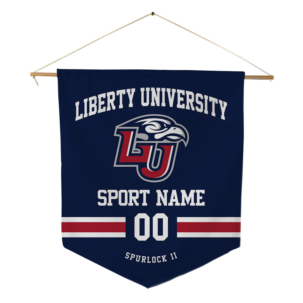 Liberty - NCAA Football : Timothy Spurlock II - Pennant - 18" x 21"-0