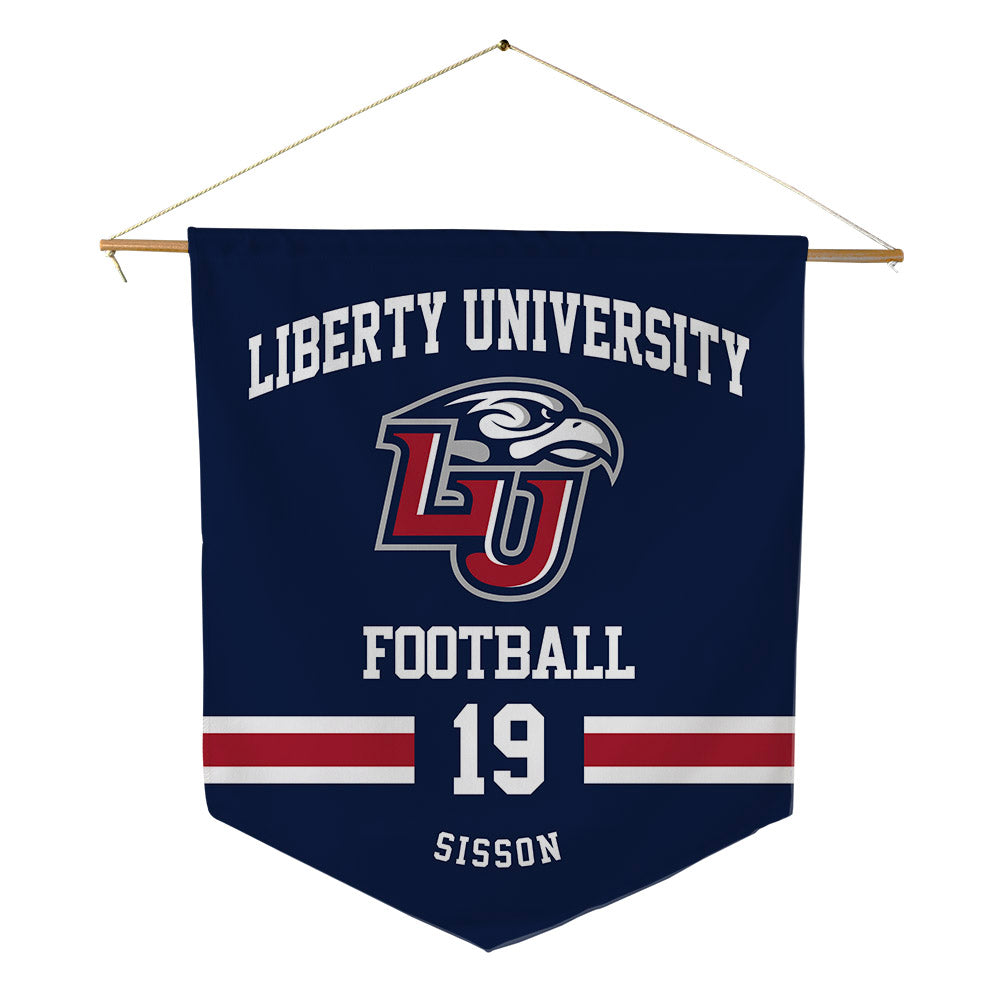 Liberty - NCAA Football : Eli Sisson - Pennant - 18" x 21"-0