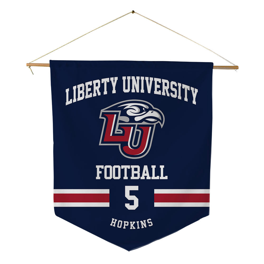 Liberty - NCAA Football : Elijah Hopkins - Pennant - 18" x 21"-0
