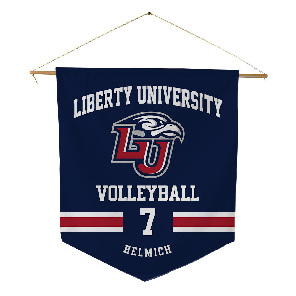Liberty - NCAA Women's Volleyball : Elizabeth Helmich - Pennant - 18" x 21"-0