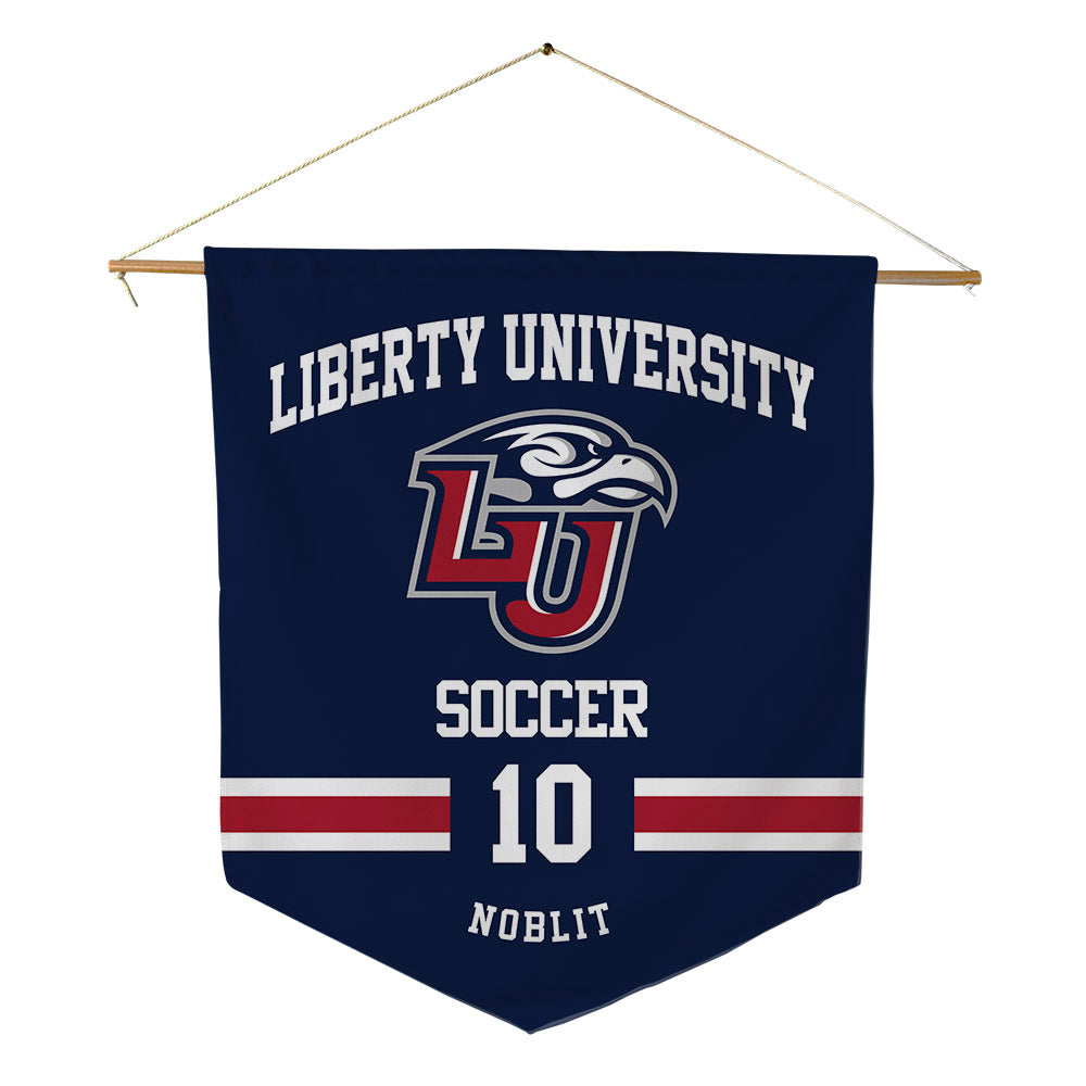 Liberty - NCAA Women's Soccer : Haley Noblit - Pennant - 18" x 21"-0
