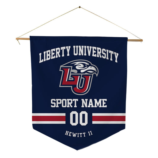 Liberty - NCAA Football : Connie Hewitt II - Pennant - 18" x 21"-0
