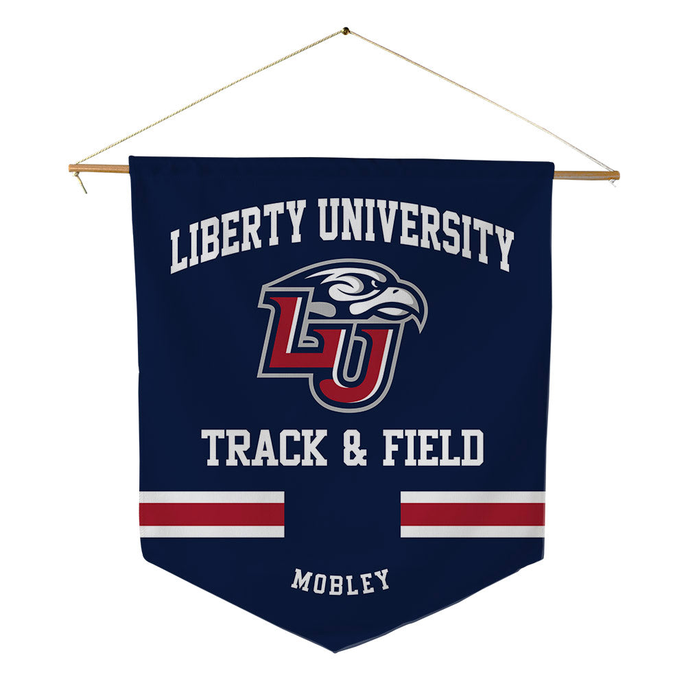 Liberty - NCAA Women's Track & Field : Mahogany Mobley - Pennant - 18" x 21"-0