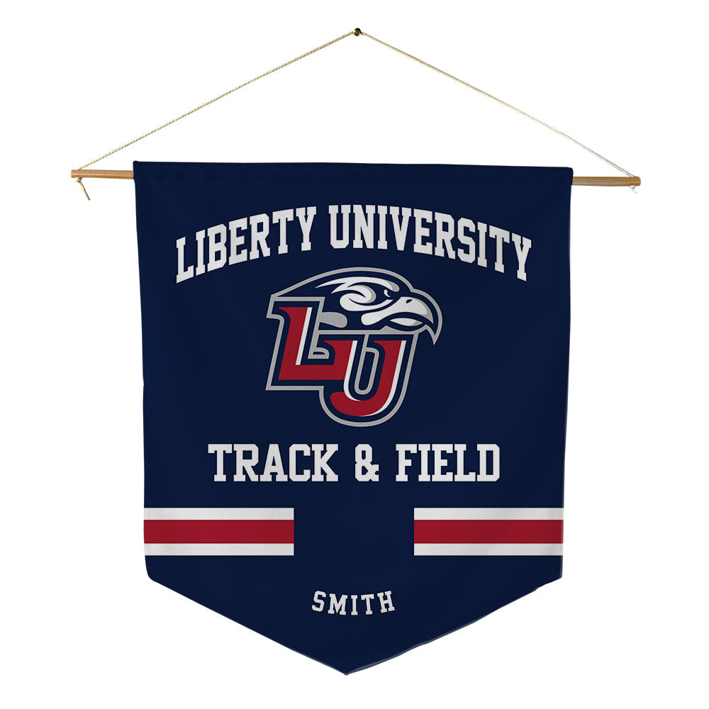 Liberty - NCAA Men's Track & Field : Joshua Smith - Pennant - 18" x 21"-0