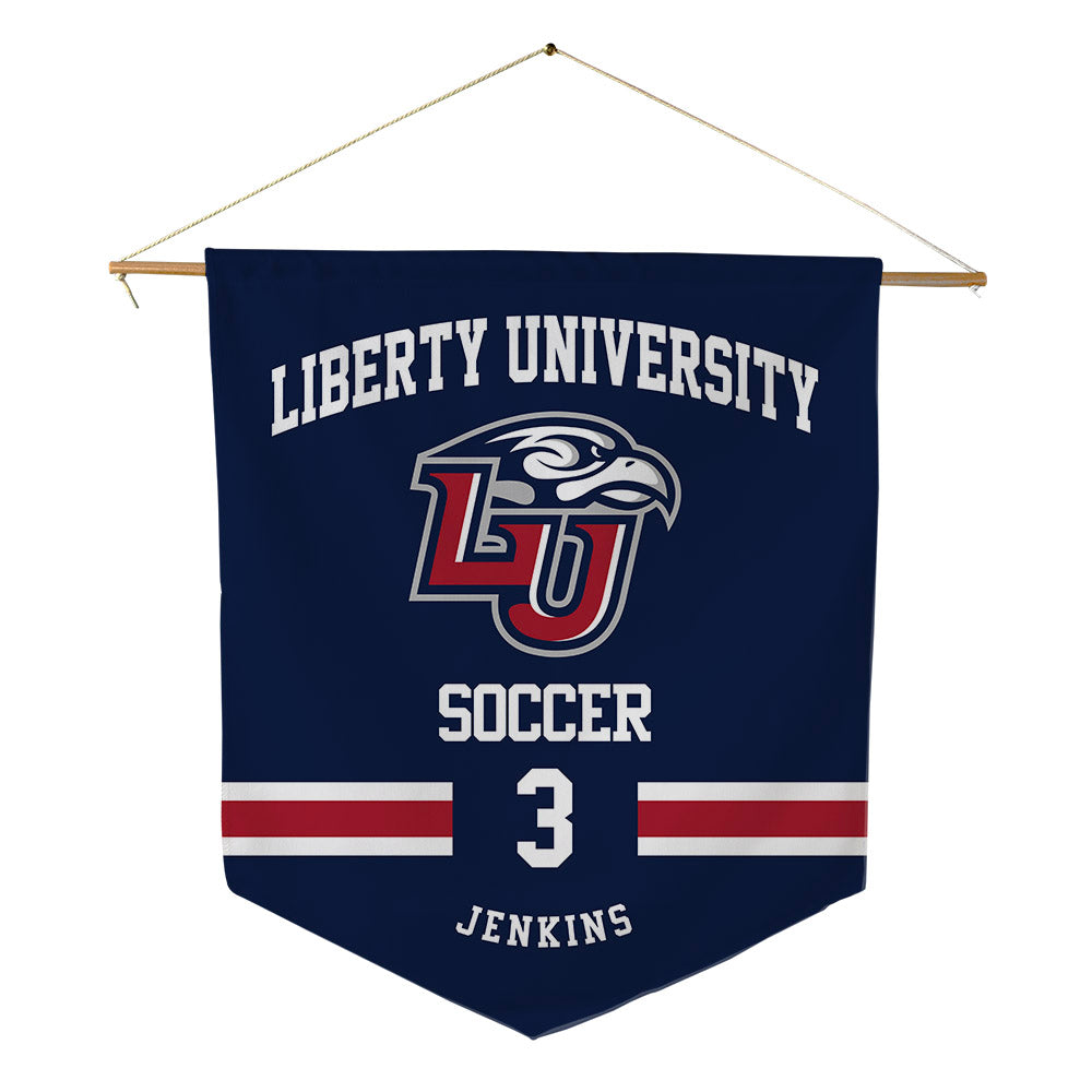 Liberty - NCAA Women's Soccer : Brooklyn Jenkins - Pennant - 18" x 21"-0