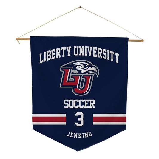 Liberty - NCAA Women's Soccer : Brooklyn Jenkins - Pennant - 18" x 21"-0