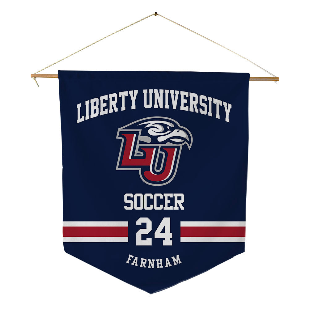 Liberty - NCAA Women's Soccer : Sammy Farnham - Pennant - 18" x 21"-0