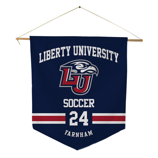 Liberty - NCAA Women's Soccer : Sammy Farnham - Pennant - 18" x 21"-0