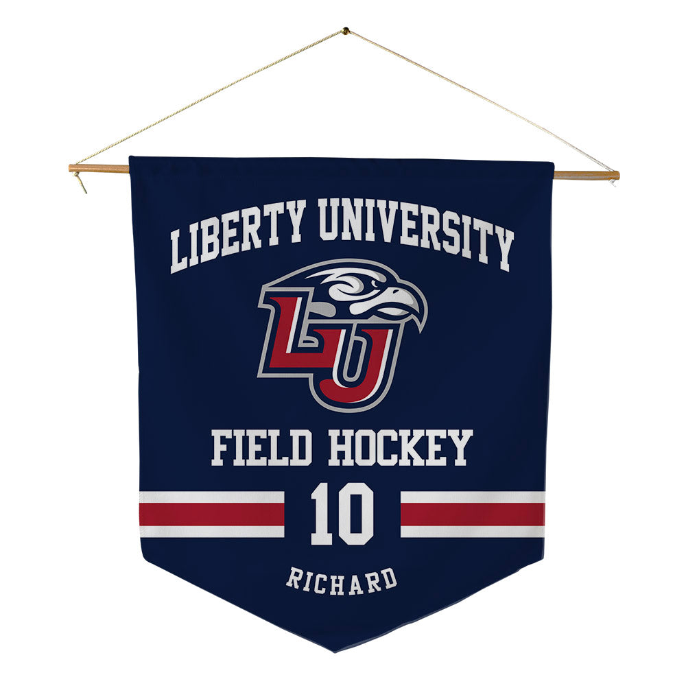 Liberty - NCAA Women's Field Hockey : Caroline Richard - Pennant - 18" x 21"-0