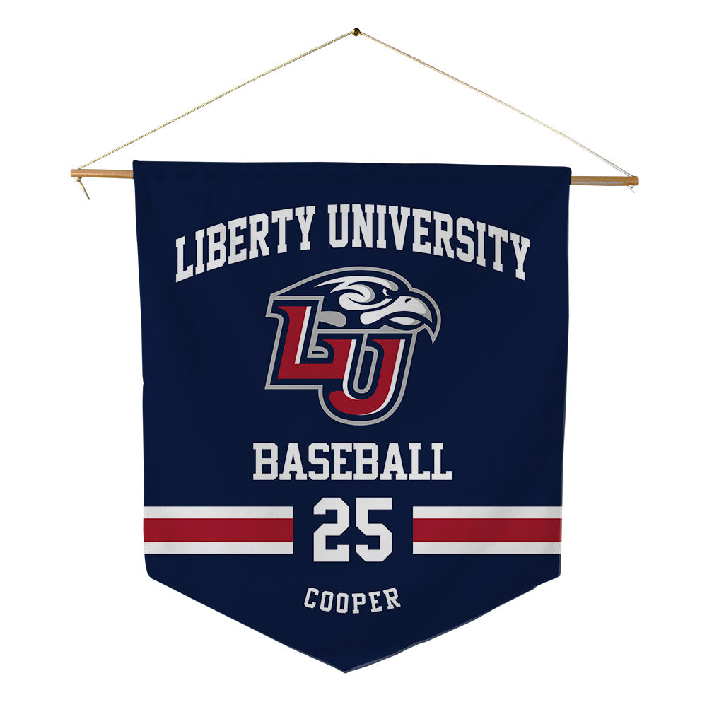 Liberty - NCAA Baseball : Trey Cooper - Pennant - 18" x 21"-0