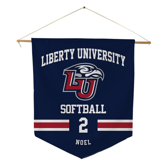 Liberty - NCAA Softball : Avery Noel - Pennant - 18" x 21"-0