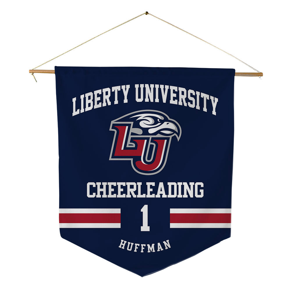 Liberty - NCAA Cheerleading : Liz Huffman - Pennant - 18" x 21"-0