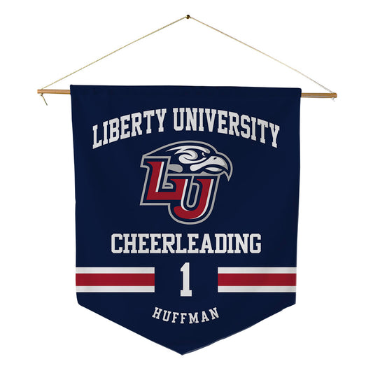 Liberty - NCAA Cheerleading : Liz Huffman - Pennant - 18" x 21"-0