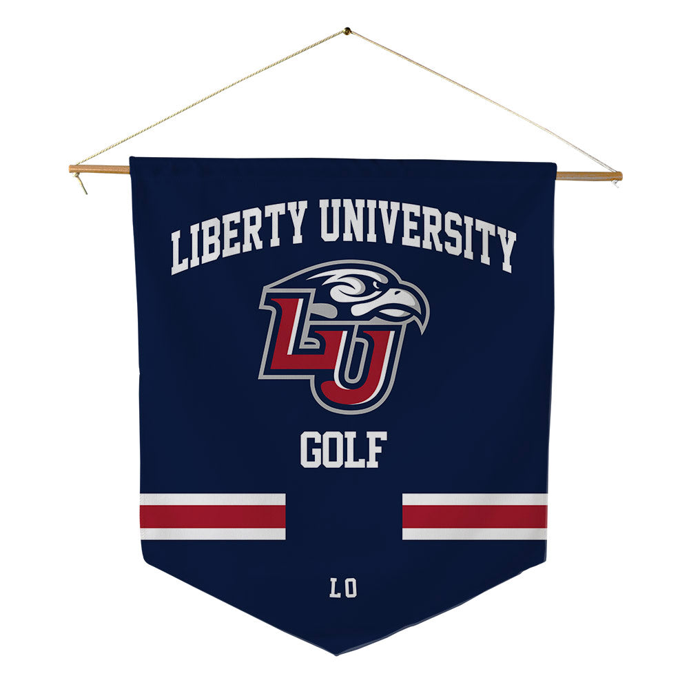 Liberty - NCAA Men's Golf : Tim Lo - Pennant - 18" x 21"-0