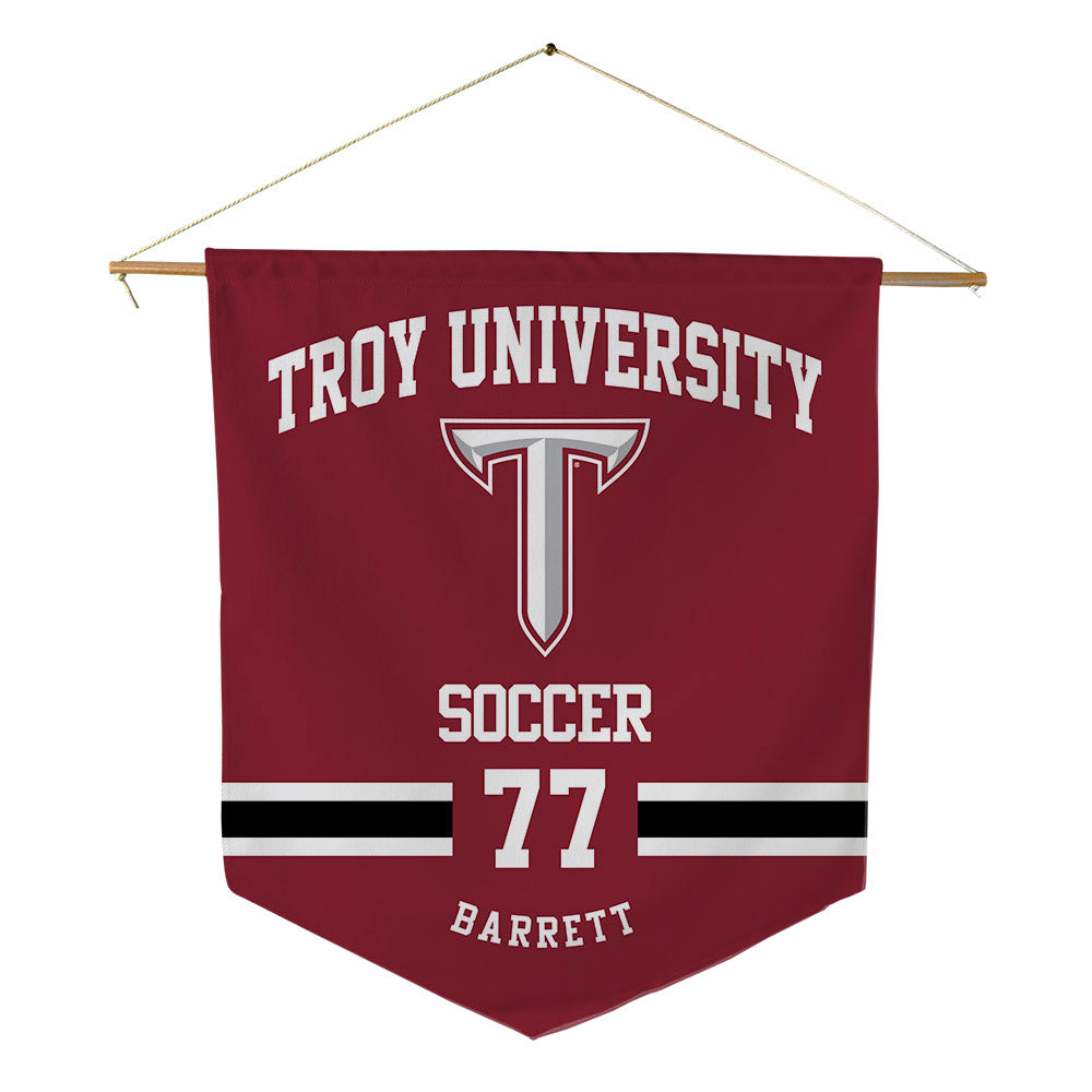 Troy - NCAA Women's Soccer : Kelsey Barrett - Pennant - 18" x 21"-0