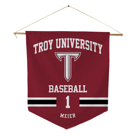 Troy - NCAA Baseball : Steven Meier - Pennant - 18" x 21"-0