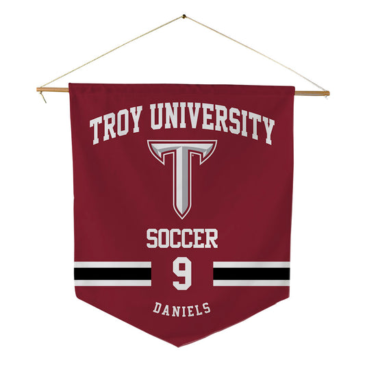 Troy - NCAA Women's Soccer : Jiselle Daniels - Pennant - 18" x 21"-0