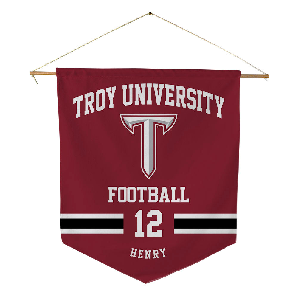 Troy - NCAA Football : Trent Henry - Pennant - 18" x 21"-0