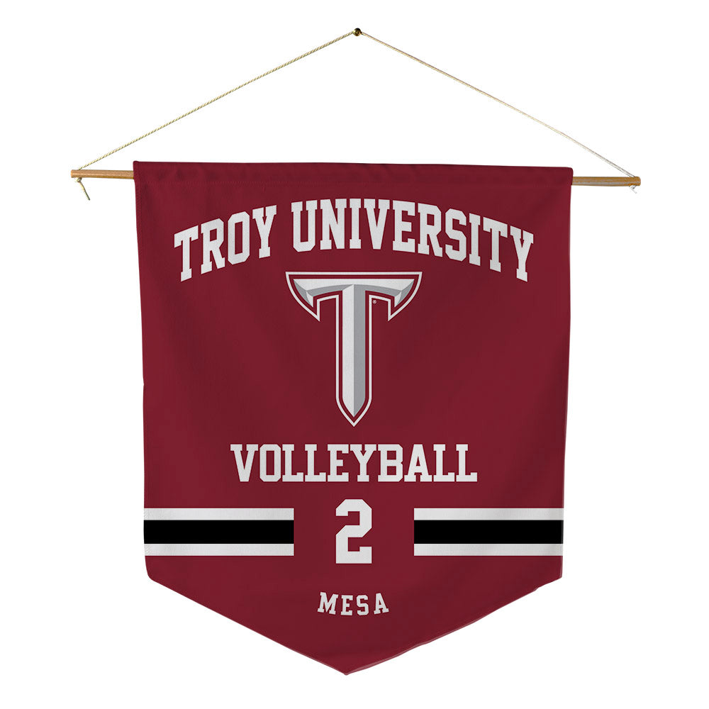 Troy - NCAA Women's Volleyball : Jaci Mesa - Pennant - 18" x 21"-0
