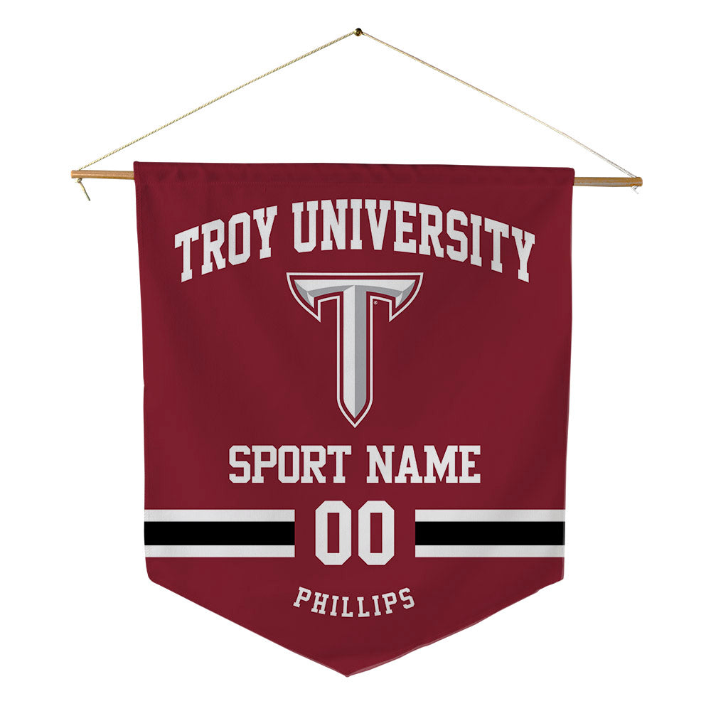 Troy - NCAA Women's Soccer : Hailey Phillips - Pennant - 18" x 21"-0