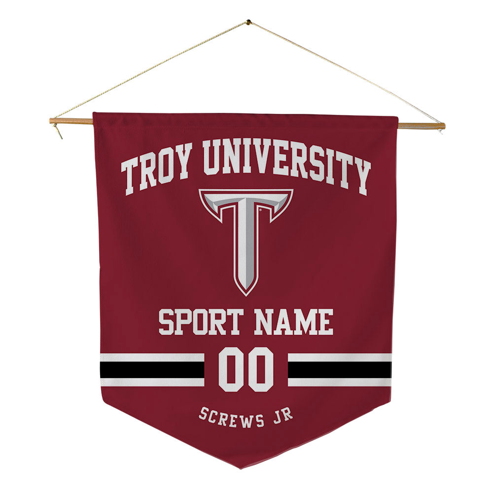 Troy - NCAA Football : Patrick Screws Jr - Pennant - 18" x 21"-0