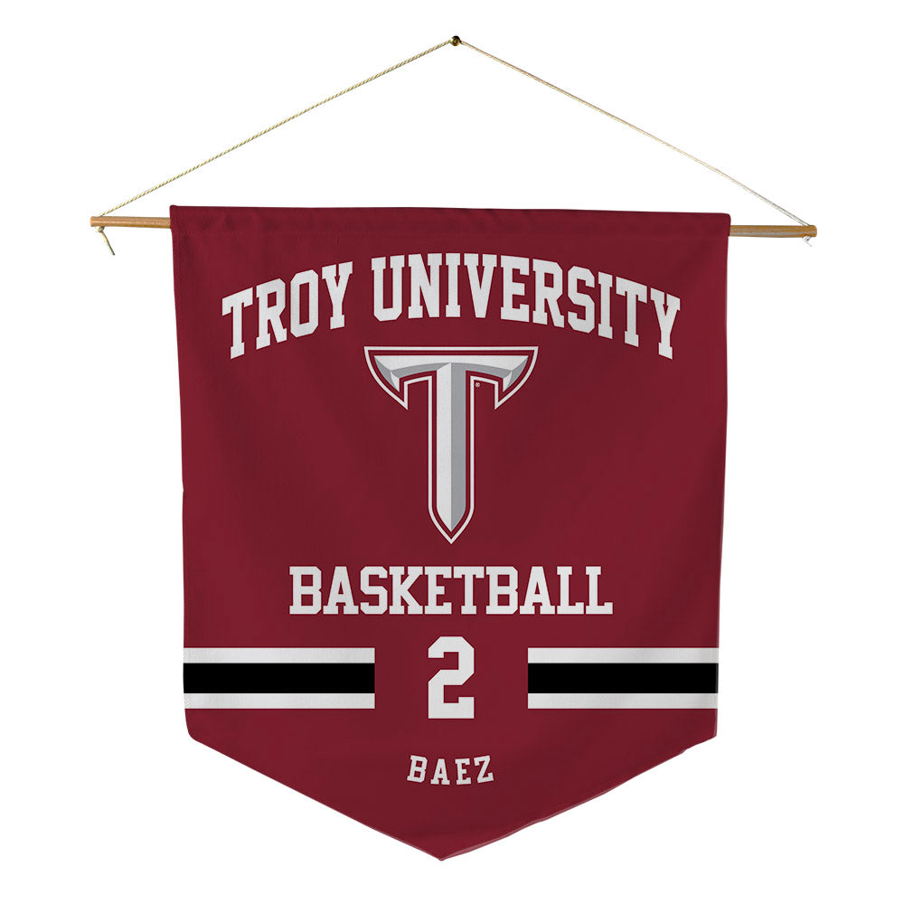 Troy - NCAA Women's Basketball : Ashley Baez - Pennant - 18" x 21"-0
