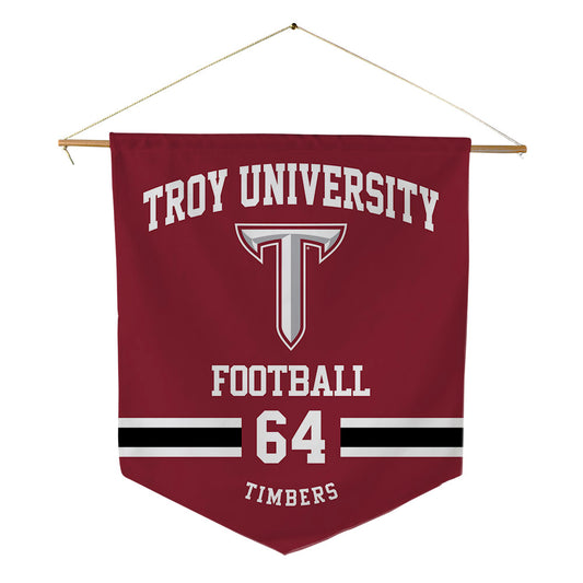 Troy - NCAA Football : Ricky Timbers - Pennant - 18" x 21"-0