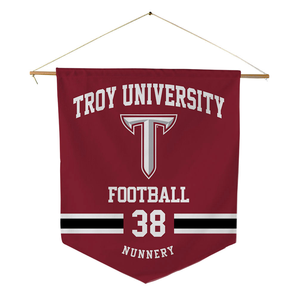 Troy - NCAA Football : Christian Nunnery - Pennant - 18" x 21"-0
