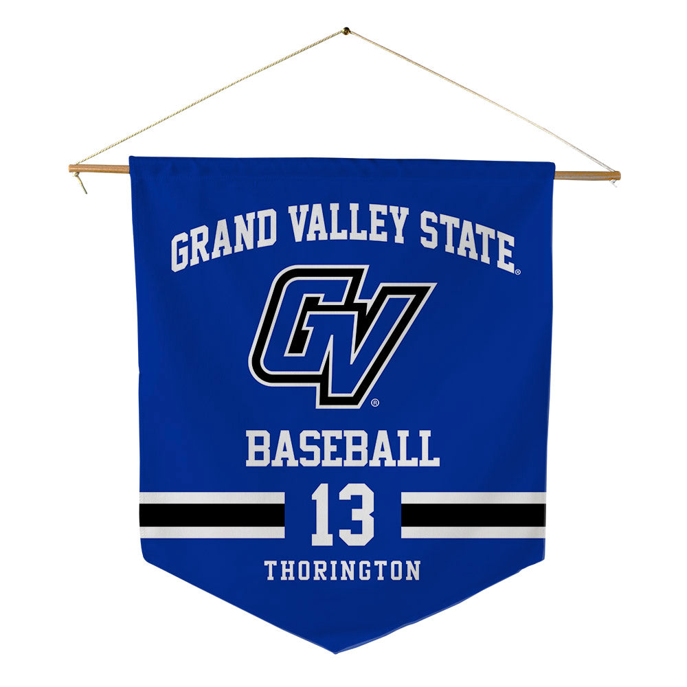Grand Valley - NCAA Baseball : Allan Thorington - Pennant - 18" x 21"-0