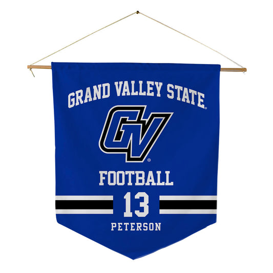 Grand Valley - NCAA Football : Cade Peterson - Pennant - 18" x 21"-0