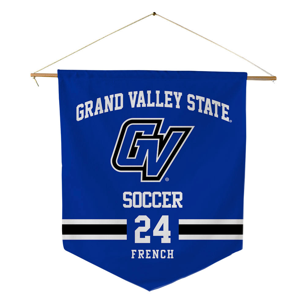 Grand Valley - NCAA Women's Soccer : Alli French - Pennant - 18" x 21"-0