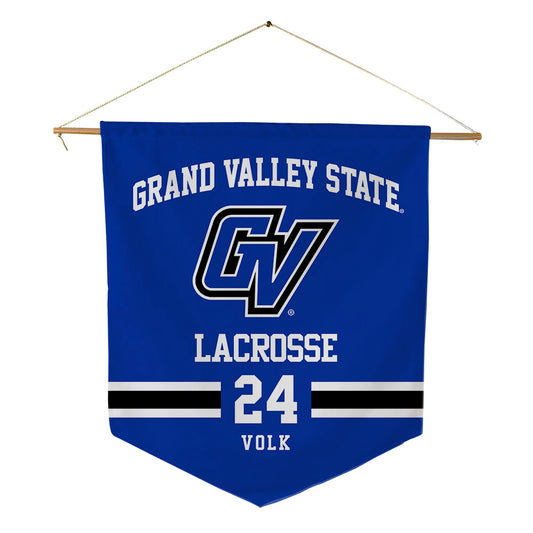 Grand Valley - NCAA Women's Lacrosse : Lauren Volk - Pennant - 18" x 21"-0