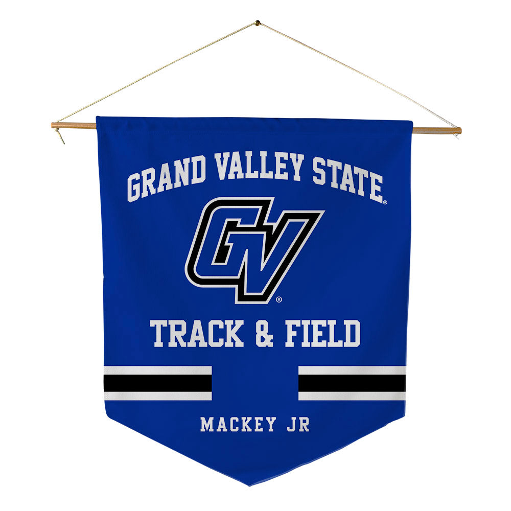 Grand Valley - NCAA Men's Track & Field : James Mackey Jr - Pennant - 18" x 21"-0