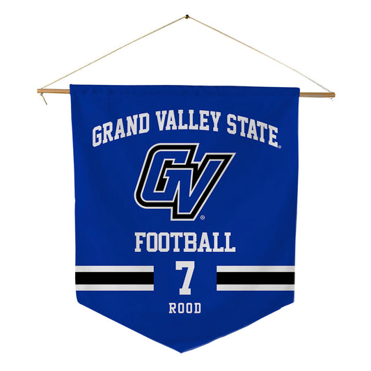 Grand Valley - NCAA Football : Derek Rood - Pennant - 18" x 21"-0