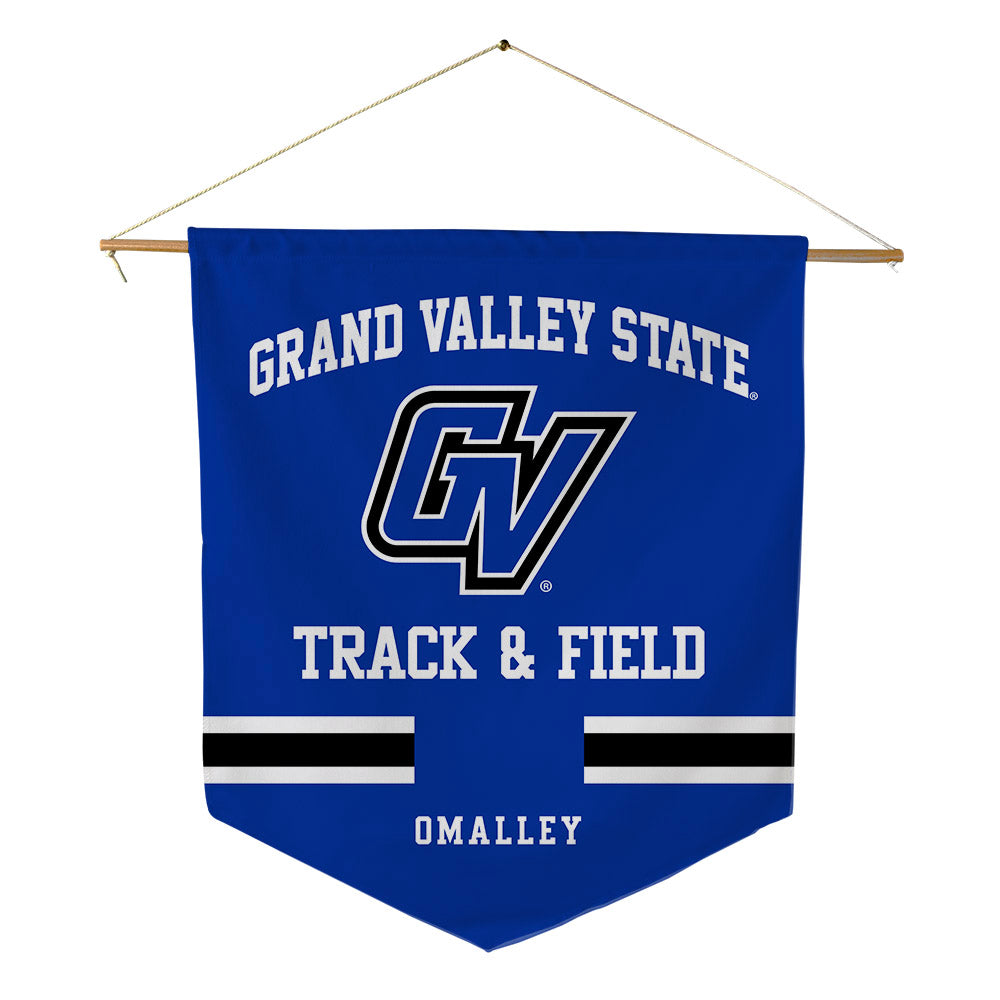 Grand Valley - NCAA Women's Track & Field : Klaudia OMalley - Pennant - 18" x 21"-0